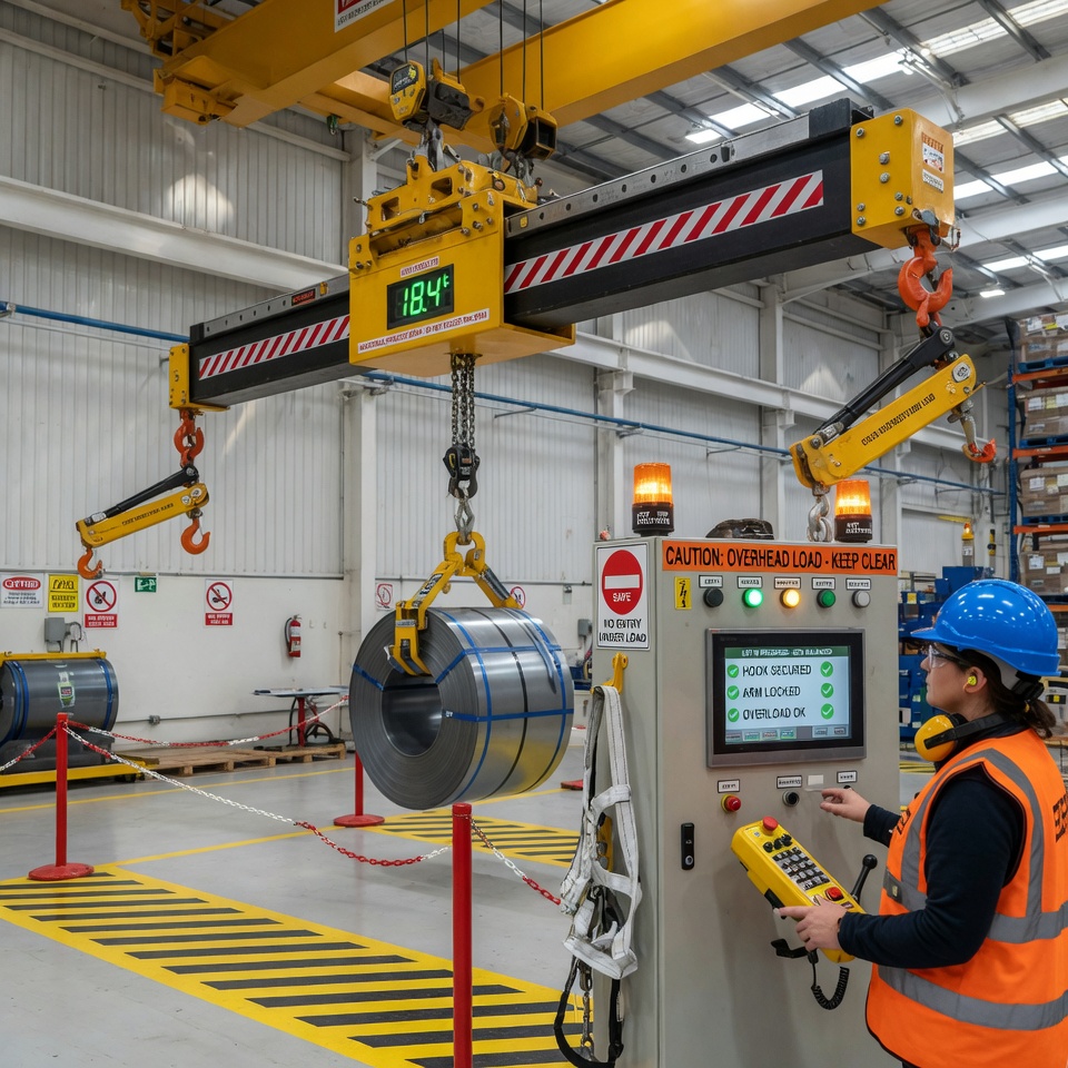 LIFTING BEAM CONTROL SYSTEM