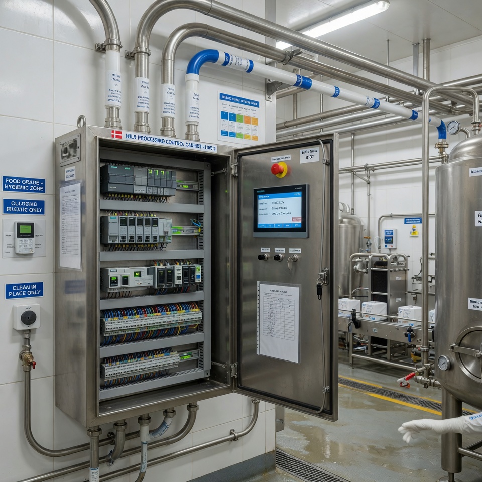 Milk Processing Control Cabinet